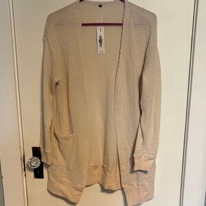 Women's size M Cream cardigan